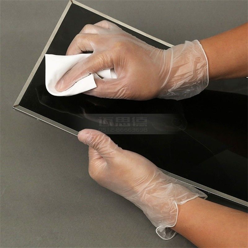 Powder Free Disposable Vinyl / PVC Cleanroom Gloves In Bulk