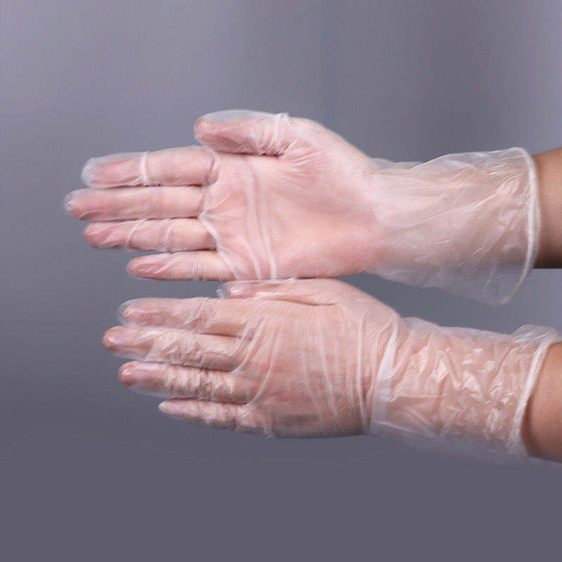 Powder Free Disposable Vinyl / PVC Cleanroom Gloves In Bulk
